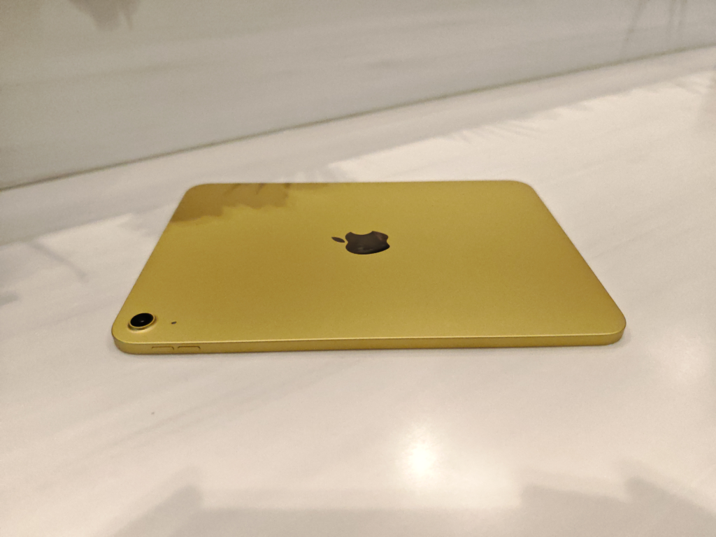 iPad A16 volume buttons.