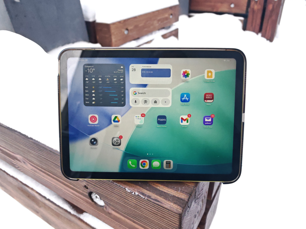 iPad A16 outdoors image 2.