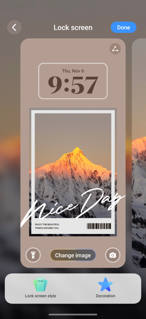 Magic lock screen - chic fashion