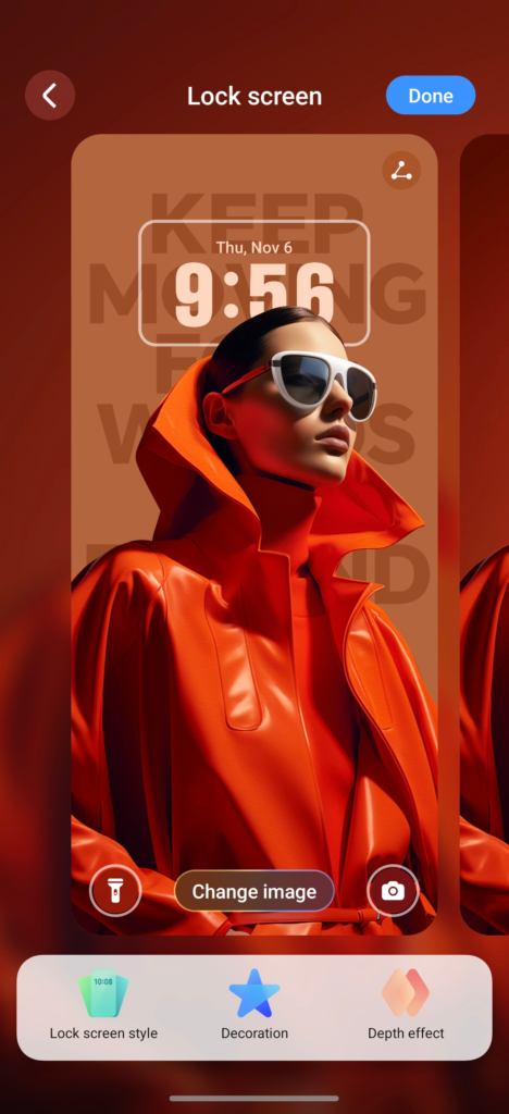 Magic lock screen - super star.